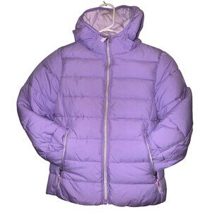 Gerry Girls Size 2T Purple Bubble Jacket Hooded Coat Puffer Amethyst Wint…